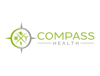 Compass Health logo design by zamzam