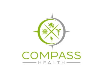 Compass Health logo design by zamzam