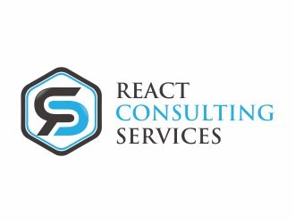 React Consulting Services - We also use RCS logo design by 48art