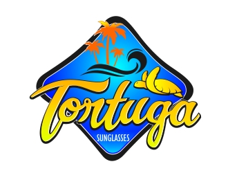 Tortuga Sunglasses logo design by Cekot_Art