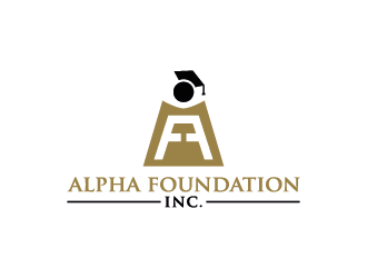 Alpha Foundation, Inc. logo design by mhala