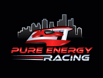 Pure Energy Racing logo design by digihexagon