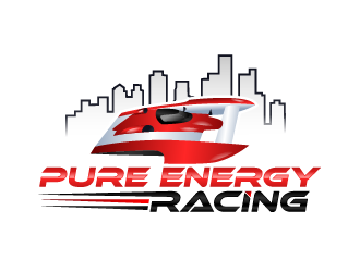 Pure Energy Racing logo design by digihexagon