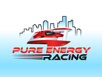 Pure Energy Racing logo design by digihexagon