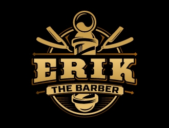 Erik The Barber  logo design by jaize