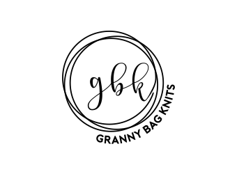 GBK (granny bag knits) logo design by serprimero