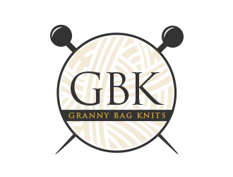 GBK (granny bag knits) logo design by BeDesign
