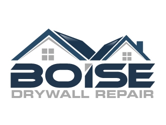 Boise Drywall Repair  logo design by ElonStark