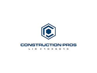 Construction Pros CP LIC#1036013 logo design by blackcane