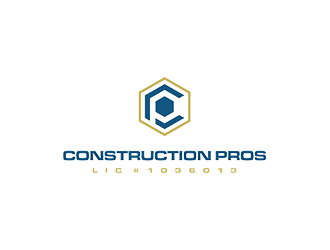 Construction Pros CP LIC#1036013 logo design by blackcane