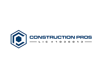 Construction Pros CP LIC#1036013 logo design by blackcane