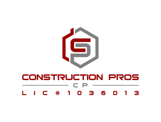 Construction Pros CP LIC#1036013 logo design by ellsa