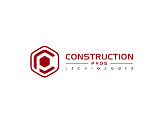 Construction Pros CP LIC#1036013 logo design by blackcane