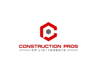 Construction Pros CP LIC#1036013 logo design by CreativeKiller