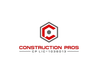 Construction Pros CP LIC#1036013 logo design by CreativeKiller