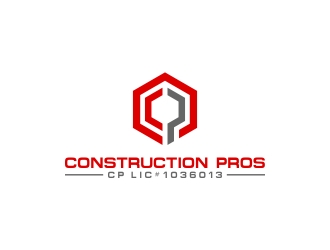 Construction Pros CP LIC#1036013 logo design by CreativeKiller