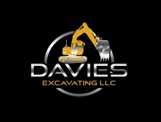 Davies Excavating LLC logo design by bougalla005