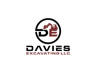Davies Excavating LLC logo design by bricton