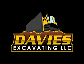 Davies Excavating LLC logo design by Kruger