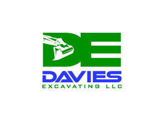 Davies Excavating LLC logo design by PRN123