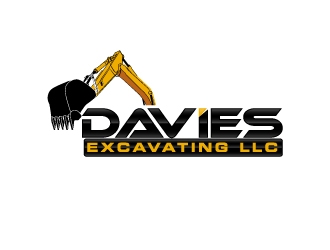 Davies Excavating LLC logo design by karjen