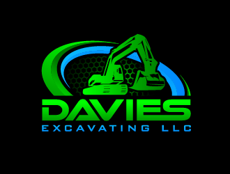 Davies Excavating LLC logo design by PRN123
