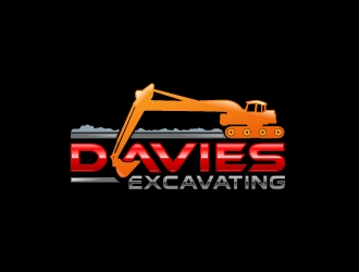 Davies Excavating LLC logo design by josephope