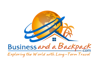 bussiness and a backpack.com  logo design by megalogos
