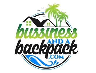 bussiness and a backpack.com  logo design by DreamLogoDesign