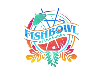 FISHBOWL at the banks logo design by DreamLogoDesign