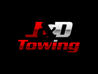 J&D Towing logo design by lexipej