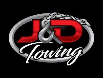 J&D Towing logo design by invento