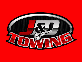 J&D Towing logo design by lestatic22