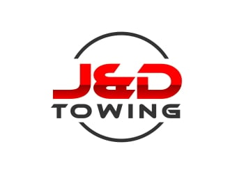 J&D Towing logo design by mckris