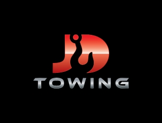 J&D Towing logo design by lokiasan