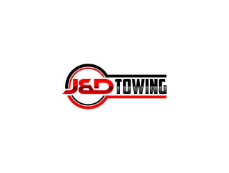 J&D Towing logo design by CreativeKiller