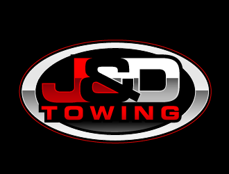 J&D Towing logo design by THOR_