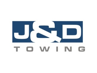 J&D Towing logo design by EkoBooM