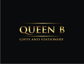 Queen B Gifts and Stationery  logo design by R-art