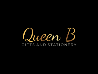 Queen B Gifts and Stationery  logo design by RIANW