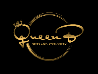 Queen B Gifts and Stationery  logo design by Sarathi99