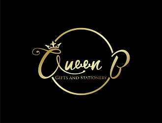 Queen B Gifts and Stationery  logo design by Republik