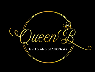 Queen B Gifts and Stationery  logo design by 3Dlogos