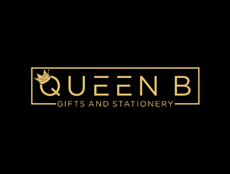 Queen B Gifts and Stationery  logo design by johana