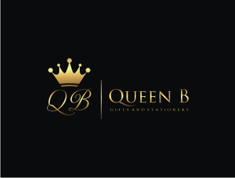 Queen B Gifts and Stationery  logo design by R-art