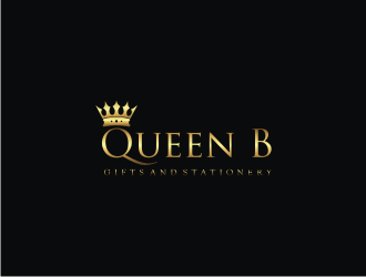 Queen B Gifts and Stationery  logo design by R-art