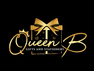 Queen B Gifts and Stationery  logo design by DreamLogoDesign
