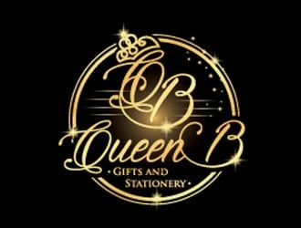 Queen B Gifts and Stationery  logo design by shere