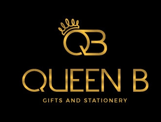 Queen B Gifts and Stationery  logo design by shere