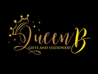 Queen B Gifts and Stationery  logo design by shere